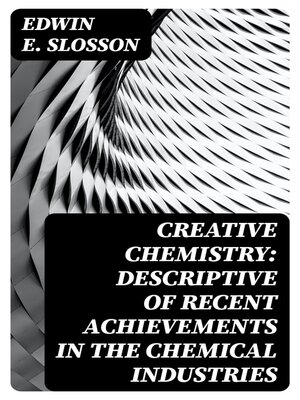 cover image of Creative Chemistry